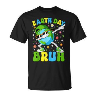 Earth Day Bruh Dabbing Earth Planet Environment Boy T-Shirt - Thegiftio
