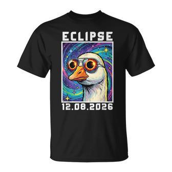 Eclipseolar 2026 Ganso Con Gafas Eclipseolar Camiseta unisex - Regaloses