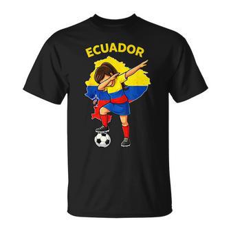 Ecuadoriano Ragazza Dab Posa Calcio Ecuador Maglietta - Novitaregali