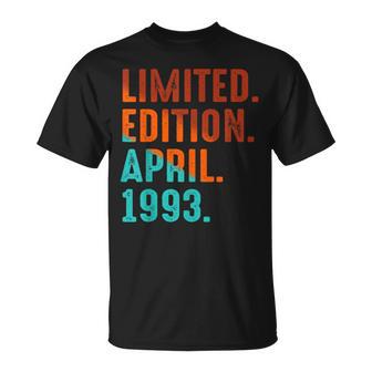 Edición Limitada Abril 1993 Cumpleaños Camiseta unisex - Regaloses