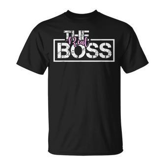 Elerdadero Regalo Del Jefe Para Laerdadera Persona A Cargo Camiseta unisex - Regaloses