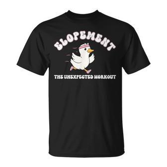 Elopement The Unexpected Workout Goose Autism Aba Therapist T-Shirt - Thegiftio UK