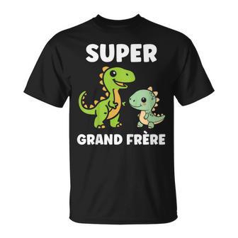 Enfant Annonce Grossesse Mignon Petit Dinosaureuper Grand Frère T-Shirt - Cadeauxyz