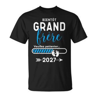 Enfant Futur Grand Frère 2027 Bientôt Grand Frère 2027 T-Shirt - Cadeauxyz