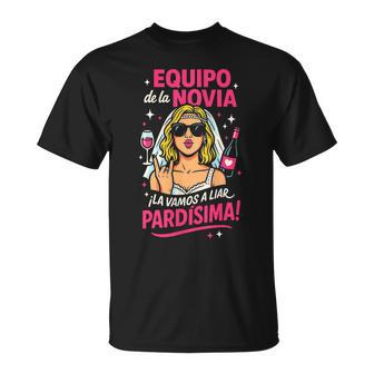 Equipo De La Novia Despedida Deoltera Divertida Humor In Mangas Camiseta unisex - Regaloses