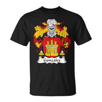 Escudo De Armas Gonzalez Escudo De La Familia Camiseta unisex - Regaloses