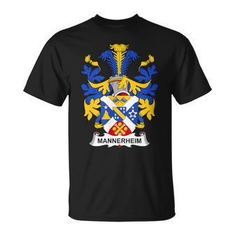 Escudo De Armas Mannerheim Escudo De La Familia Camiseta unisex - Regaloses