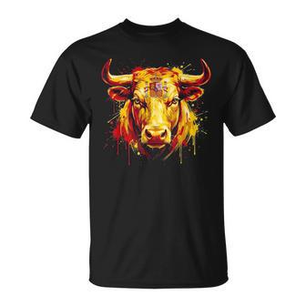 España Esp 26 Fan Bandera De Toro Español Arte Empoderador Camiseta unisex - Regaloses