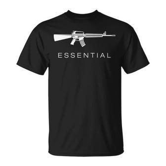 Essential Weapons ガンシャツ Ar-15 アサルトライフル銃 長袖tシャツ Tシャツ - Kawaiitshirt