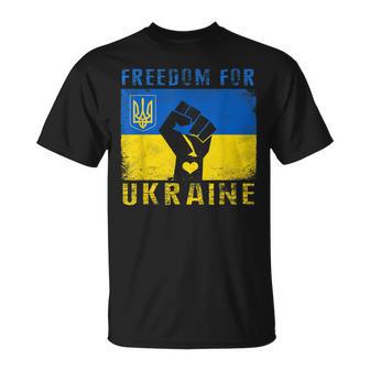 Estoy Con Ucrania Bandera Emblema Mapa Patriota Camiseta unisex - Regaloses