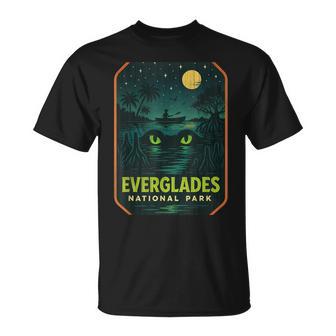 Everglades ナイトパドルシャツ 月光カヌー マングローブ Tシャツ - Kawaiitshirt