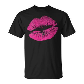 Exy Rose Lèvres Imprimées Baiser Pour Petite Amieéduisante T-Shirt - Cadeauxyz