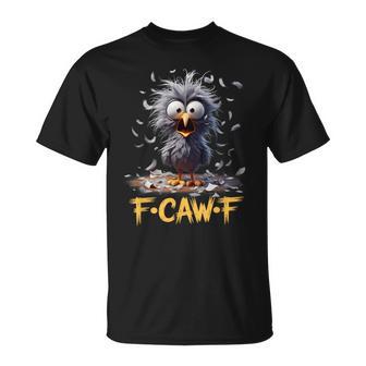 F-Caw-F Messy Bird Choquéisage Plume Chaos Cartoon Humour T-Shirt - Cadeauxyz