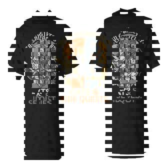 Facilement Distrait Par Les Chats Et Les Quêtesecondaires Drôle Rpg Gamer T-Shirt - Cadeauxyz