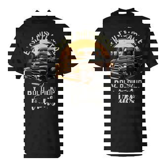 Facilement Distrait Par Lesieux Pick-Up Amateurs Deoitures Classiques T-Shirt - Cadeauxyz