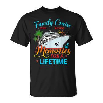 Family Cruise 2026 Making Memories For A Lifetime Beach T-Shirt - Thegiftio
