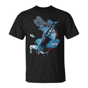 Famosos Aviones Ww2 F4u Air A Combate Aéreo Camiseta unisex - Regaloses