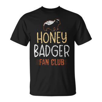 Fan Club Honey Badger Animale Amante Carino Tasso Del Miele Maglietta - Novitaregali