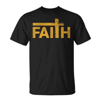 Fe Con Cruzímbolo Cristiano Religioso Camiseta unisex - Regaloses