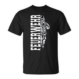 Feuerwehr Retten Löschen Bergen Firefighter T-Shirt - Seseable