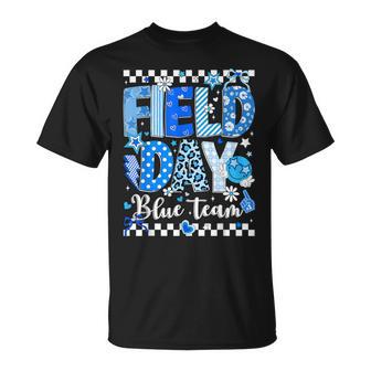 Field Day Blue Team Field Trip Game Competition Boys Girls T-Shirt - Monsterry