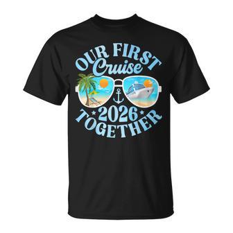 Our First Cruise 2026 Together Cute Matching Couples Cruise T-Shirt | Seseable UK