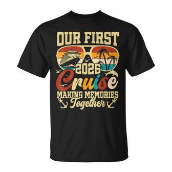 Our First Cruise 2026 Together Family Trip Matching Couples T-Shirt - Thegiftio