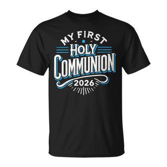 My First Holy Communion 2026 Celebrate With Faith Communion T-Shirt - Monsterry