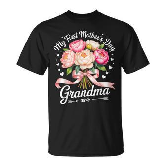 My First Mother’S Day As A Grandma A Mommy 2026 T-Shirt - Monsterry