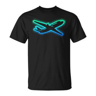 Flugzeug Flieger Kinder Herren Jungen Pilot T-Shirt - Seseable