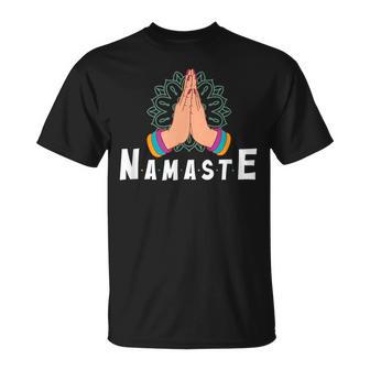 Fold Your Hands 瞑想 ナマステ Tシャツ - Kawaiitshirt