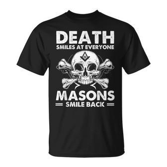 Freemasonkull Quote Deathmiles Mason ユーモア フリーメイソン Tシャツ - Kawaiitshirt