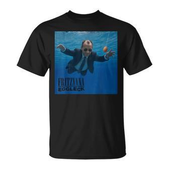Fritze Merz Retro Meme Cover Eggleck Politik Kanzleratire T-Shirt - Seseable
