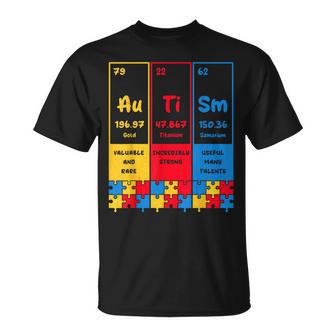Autism Awareness Periodic Table Elements Chemistry T-Shirt - Monsterry
