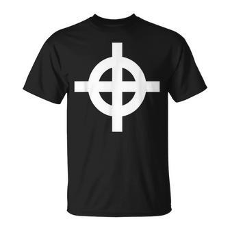 Celtic Wheel Cross Circle And Women T-Shirt - Monsterry