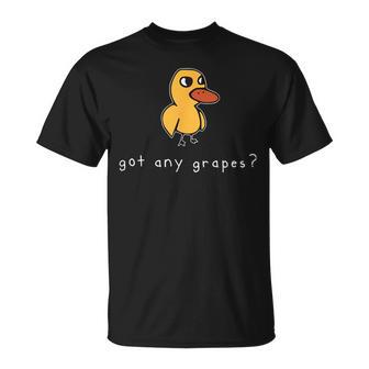 Duck Got Any Grapes Summer Humor T-Shirt - Thegiftio UK