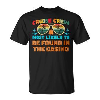 Family Cruise 2025 Most Likely To Cruise Crew Squad T-Shirt - Thegiftio