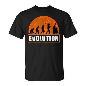 Human コントラバス・エボリューション コントラバス・エボリューション Tシャツ - Kawaiitshirt