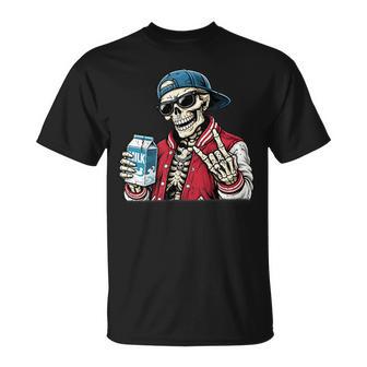 Just A Dad Who Always Came Back With The Milk 2 Sided T-Shirt - Thegiftio UK