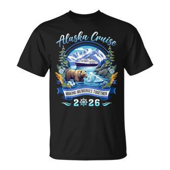 Matching Family Friends And Group Alaska Cruise 2026 T-Shirt | Mazezy