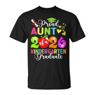 Proud Aunt Of A 2026 Kindergarten Graduate T-Shirt - Monsterry