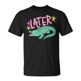 Sarcastic Southern Saying Later Gator Alligator Summer T-Shirt - Thegiftio UK