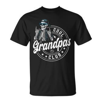 Skeleton Cool Grandpas Club Father's Day T-Shirt - Thegiftio UK