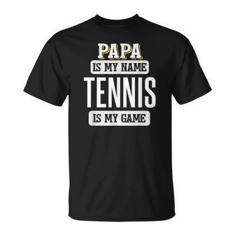 Tennis For Papa Fathers Day T-Shirt - Thegiftio UK