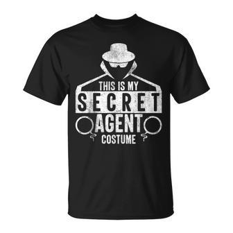'This Is My Secret Agent Costume' T-Shirt - Thegiftio UK