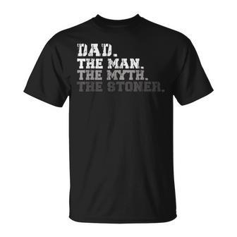 Weed Dad The Man The Myth The Stoner Dad Marijuana T-Shirt - Thegiftio UK