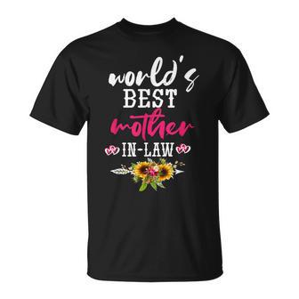 Worlds Best Mother-In-Law For T-Shirt - Thegiftio UK