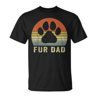 Fur Dad Dog Dad Cat Dad Pet Lover Father's Day Men T-Shirt - Monsterry