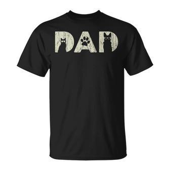 Fur Dad Pet Lover For Cat Dad And Dog Dad Dog Cat T-Shirt - Monsterry