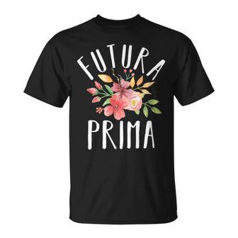 Futura Prima Anuncio De Bebé Español Futuro Primo Camiseta unisex - Regaloses